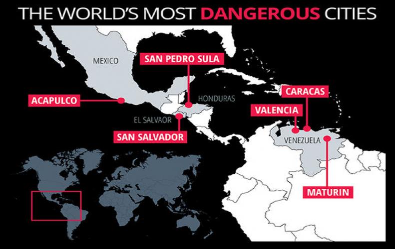 Most Dangerous Cities in the World that are Too Unsafe to Live